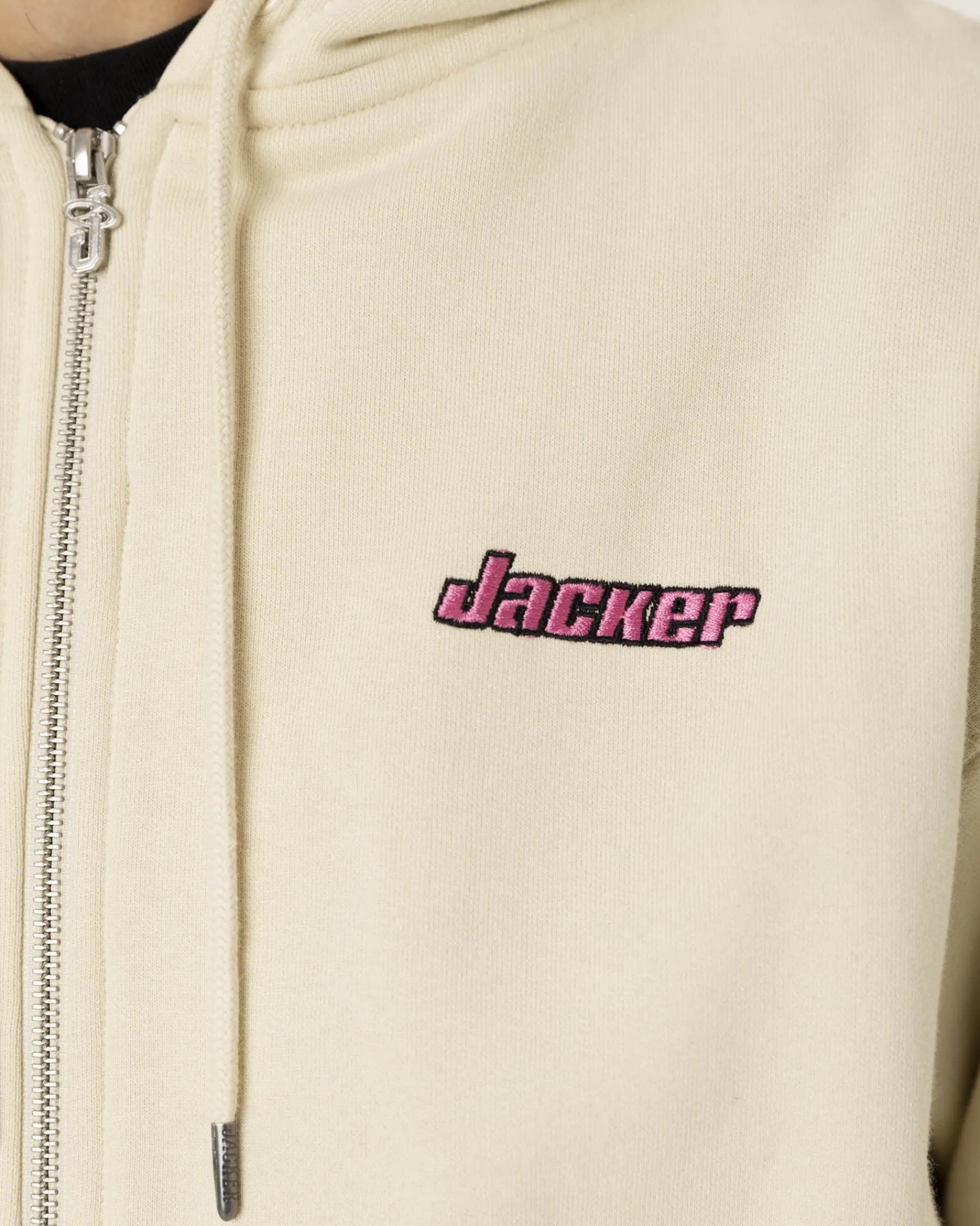 Sweats|JACKER ABSOLEM ZIPPED HOODIE - BEIGE