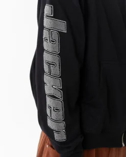 Sweats|JACKER ABSOLEM ZIPPED HOODIE - BLACK