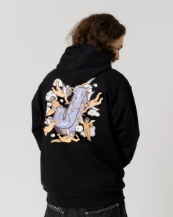 Sweats|JACKER ANGELS HOODIE - BLACK