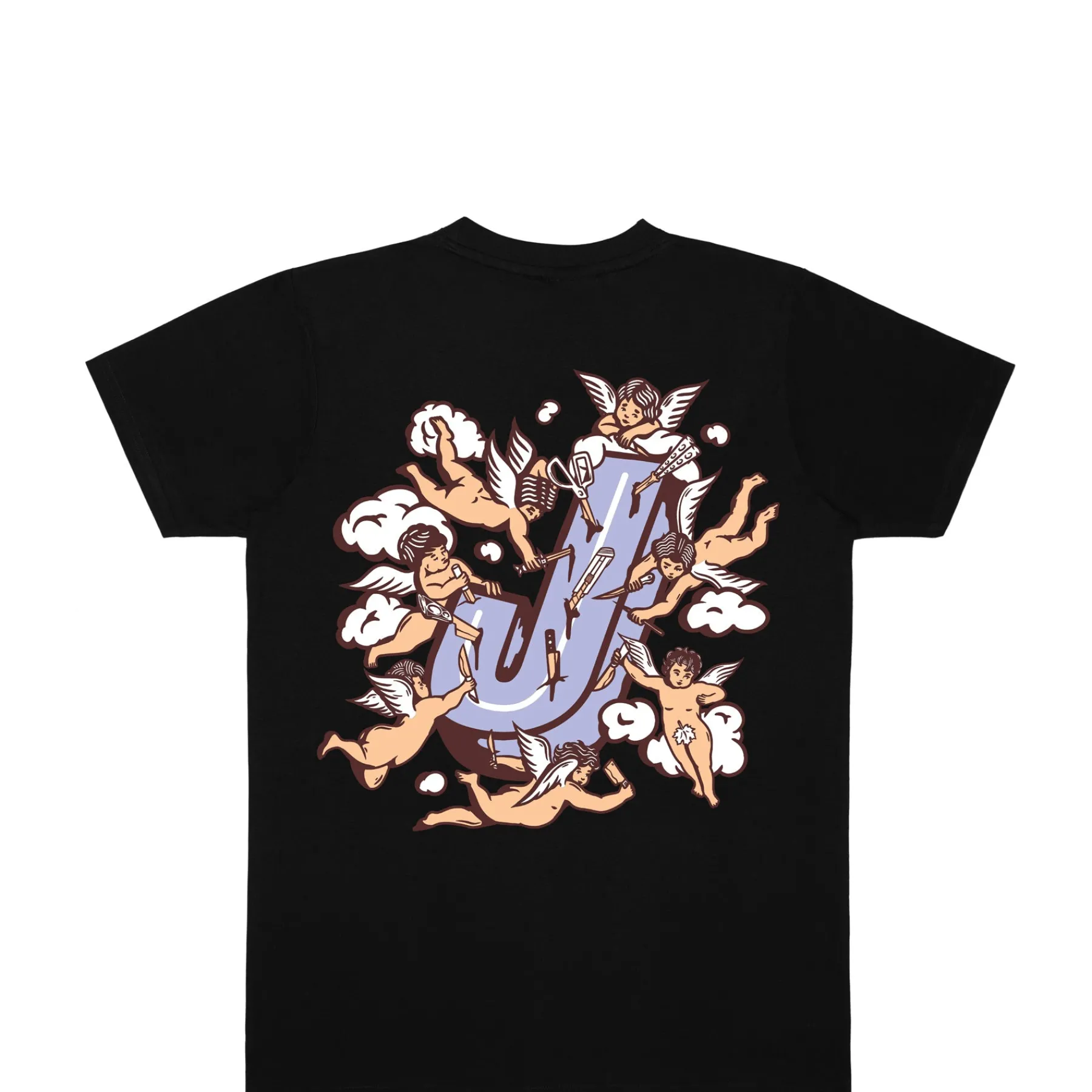 T-shirts|JACKER ANGELS T-SHIRT - BLACK