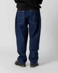 Pantalons & Shorts|Denim|JACKER BIG PHARMA DENIM BAGGY PANT RAW - BLUE
