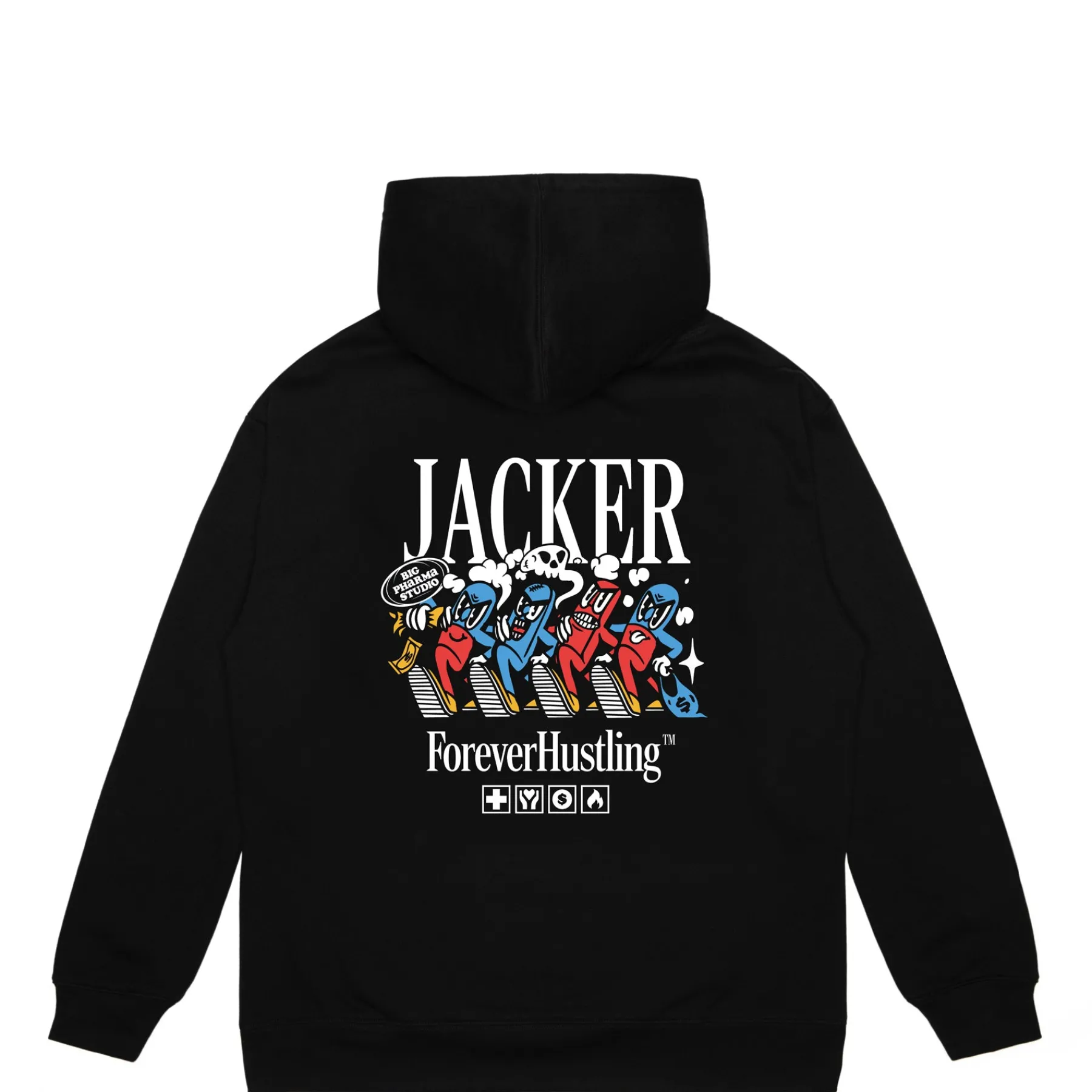 Sweats|JACKER BIG PHARMA HOODIE - BLACK