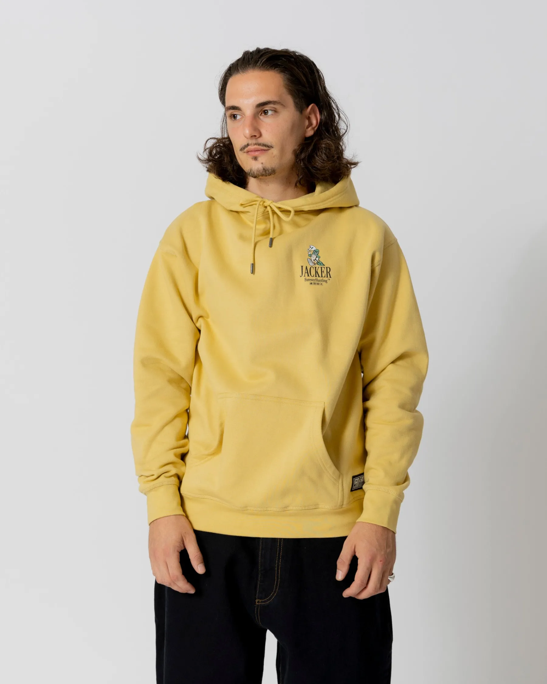 Sweats|JACKER BIG PHARMA HOODIE - YELLOW