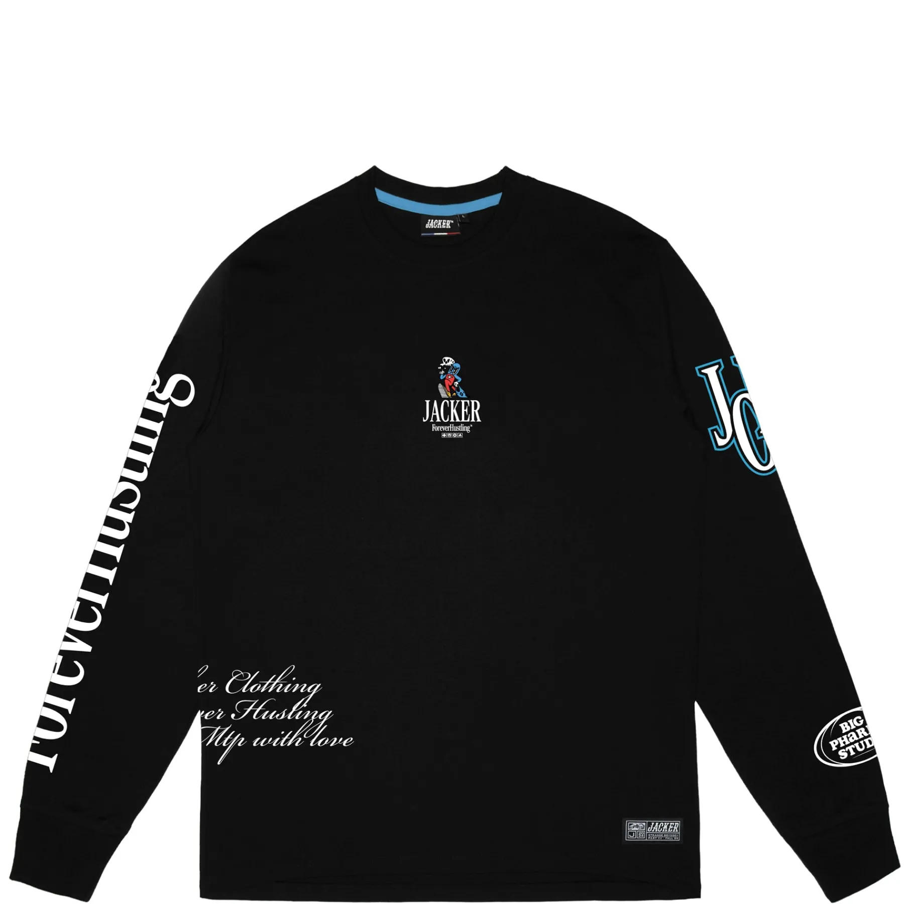 Long Sleeves|T-shirts|JACKER BIG PHARMA LONG SLEEVES - BLACK