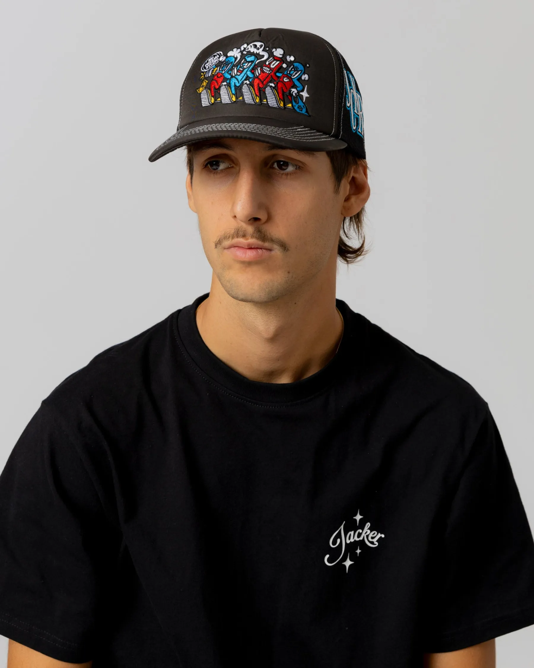 Headwear|JACKER BIG PHARMA TRUCKER CAP - BLACK