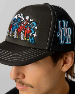 Headwear|JACKER BIG PHARMA TRUCKER CAP - BLACK