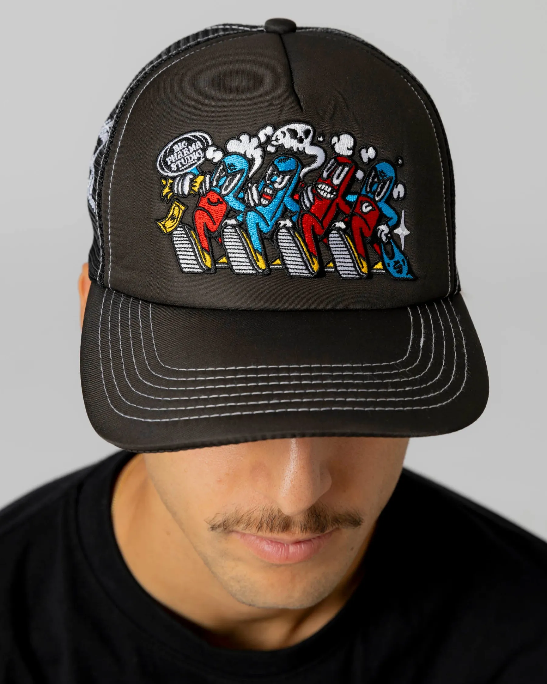 Headwear|JACKER BIG PHARMA TRUCKER CAP - BLACK