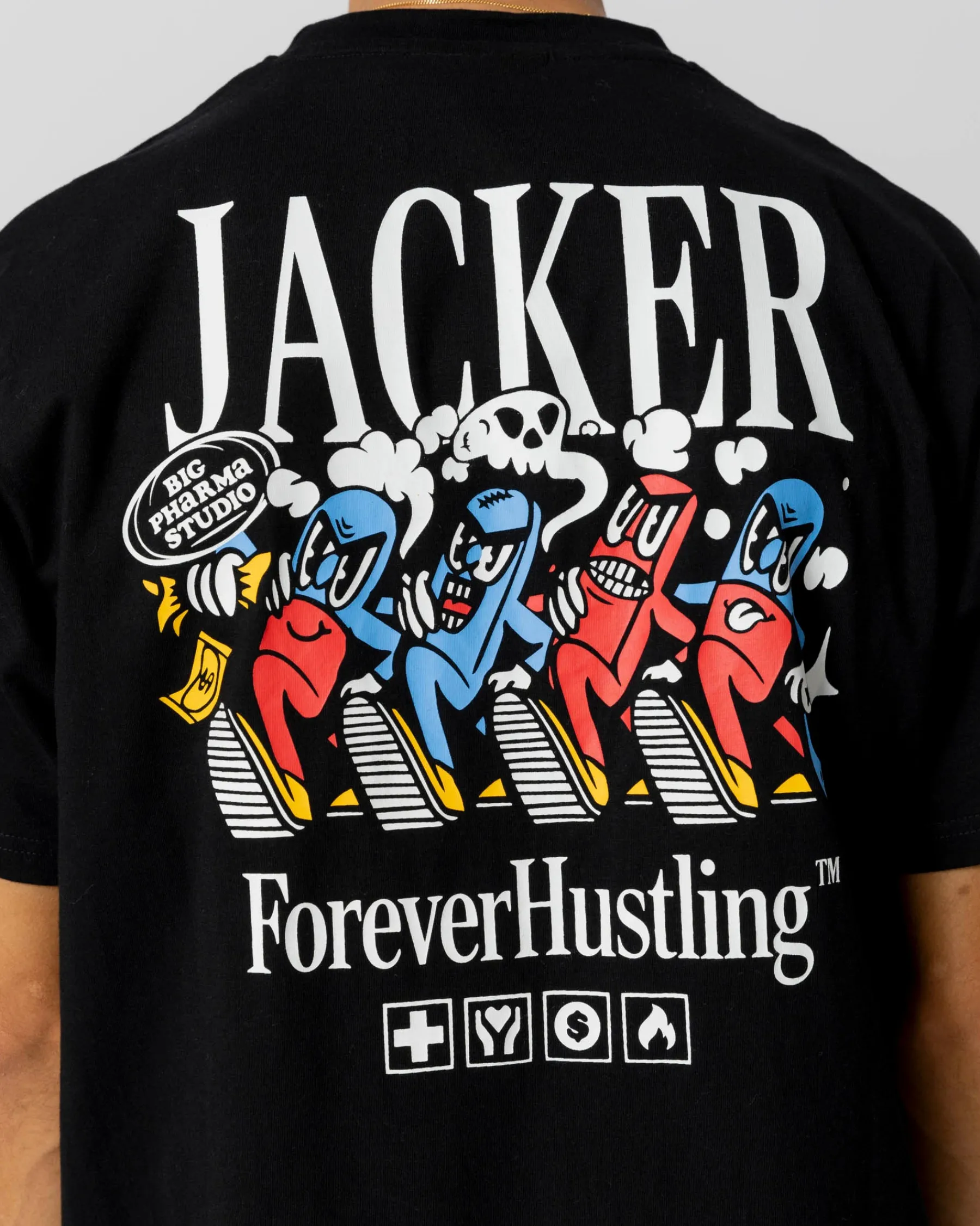 T-shirts|JACKER BIG PHARMA T-SHIRT - BLACK