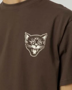 T-shirts|JACKER BLACK CATS T-SHIRT - BROWN