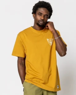 T-shirts|JACKER BLACK CATS - T-SHIRT - MUSTARD