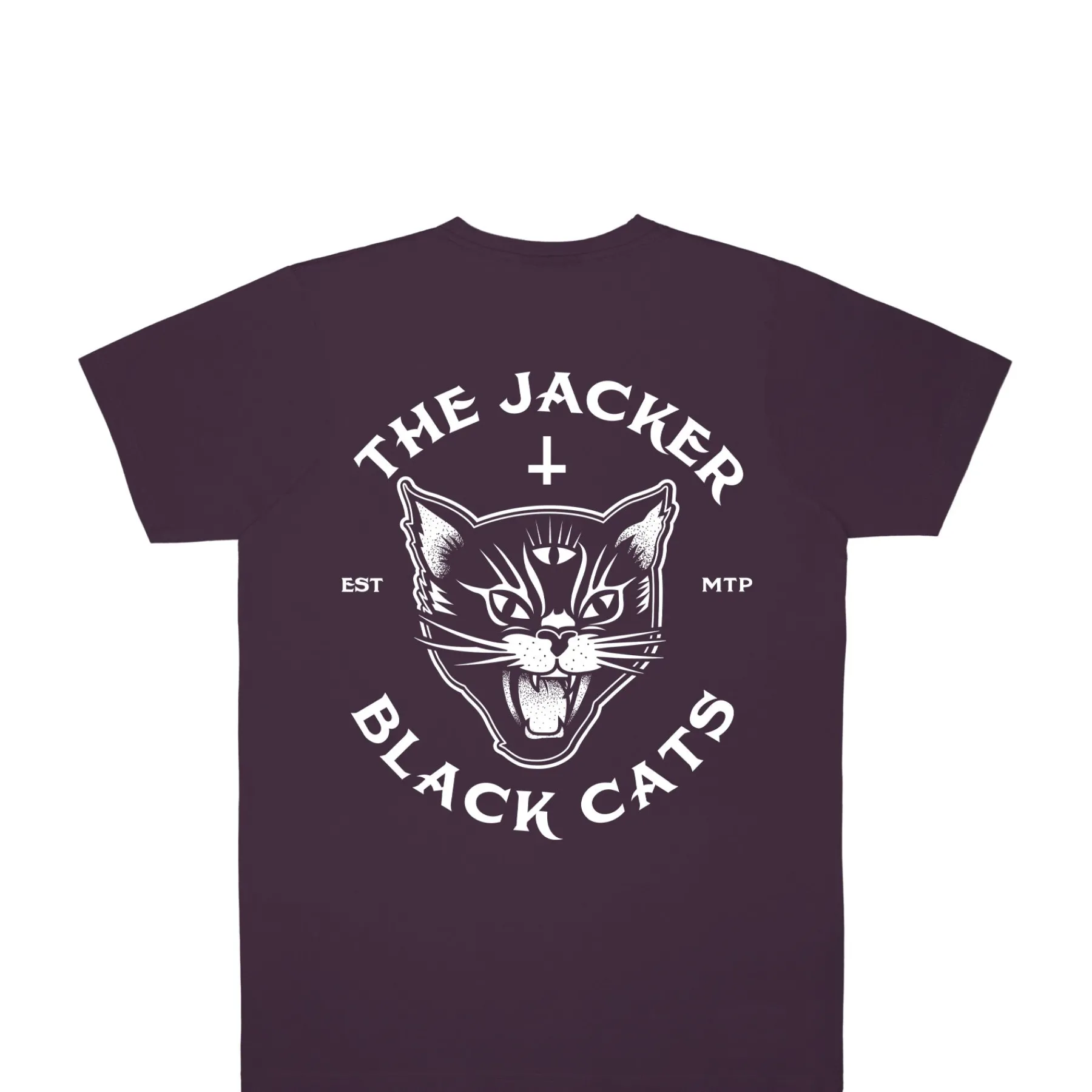 T-shirts|JACKER BLACK CATS - T-SHIRT - PURPLE