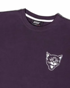 T-shirts|JACKER BLACK CATS - T-SHIRT - PURPLE