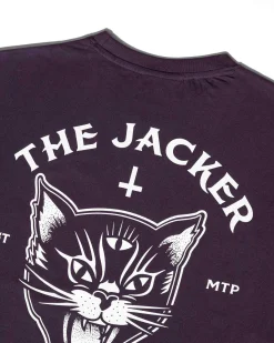 T-shirts|JACKER BLACK CATS - T-SHIRT - PURPLE