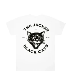 T-shirts|JACKER BLACK CATS - T-SHIRT - WHITE