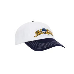 Headwear|JACKER CANARDO CAP - WHITE / NAVY