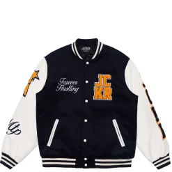 Vestes|JACKER CANARDO VARSITY JACKET - NAVY / WHITE
