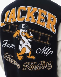 Vestes|JACKER CANARDO VARSITY JACKET - NAVY / WHITE
