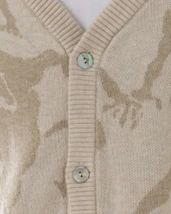 Knit|Vestes|JACKER CARDIGAN KNIT DEVILS DANCE - BEIGE