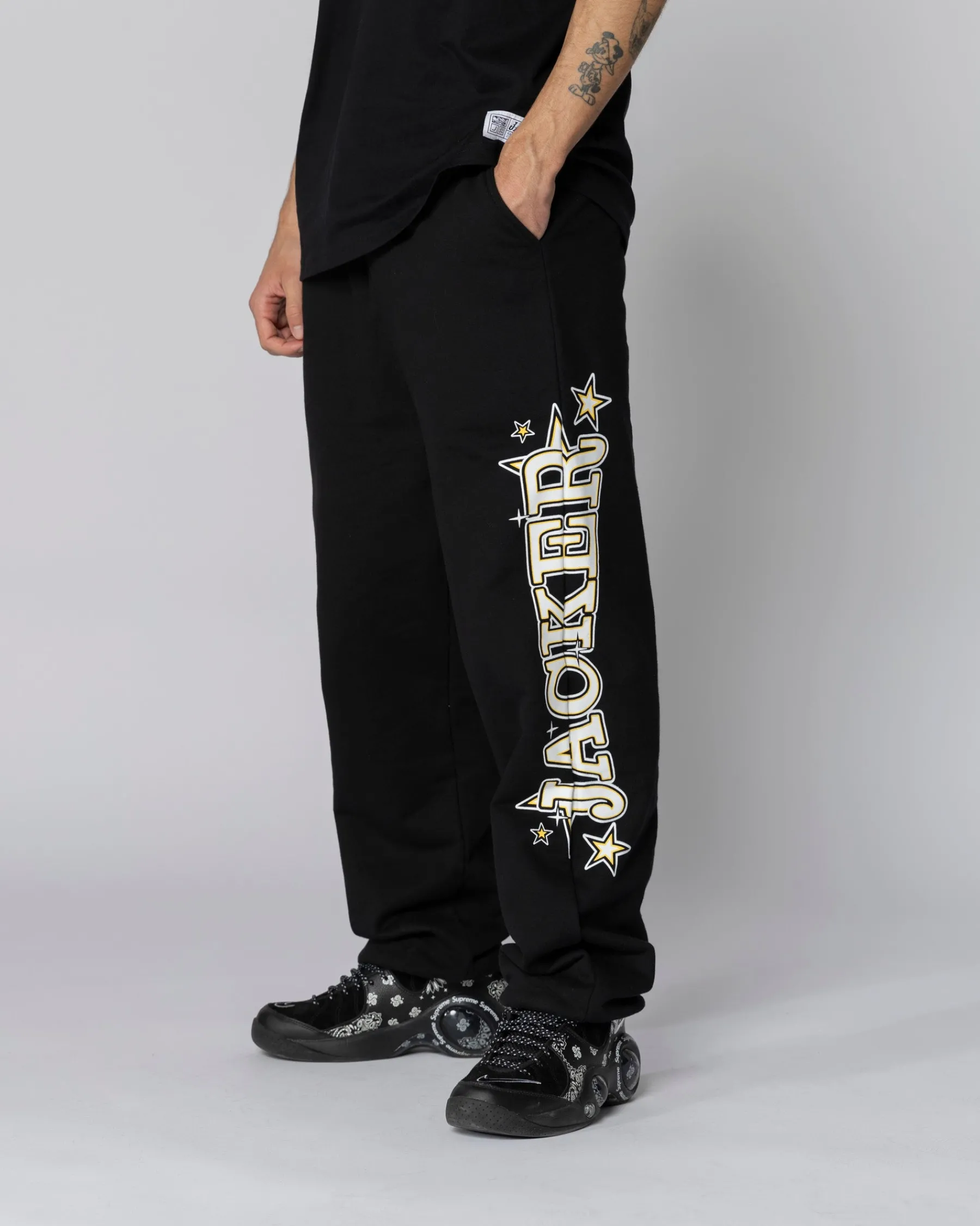 Pantalons & Shorts|JACKER CLEANER SWEATPANT PANT - BLACK