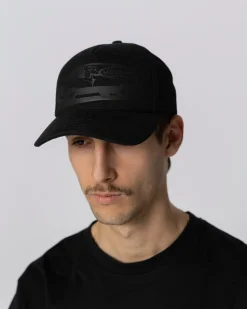 Headwear|JACKER CLEANER TRUCKER CAP - BLACK