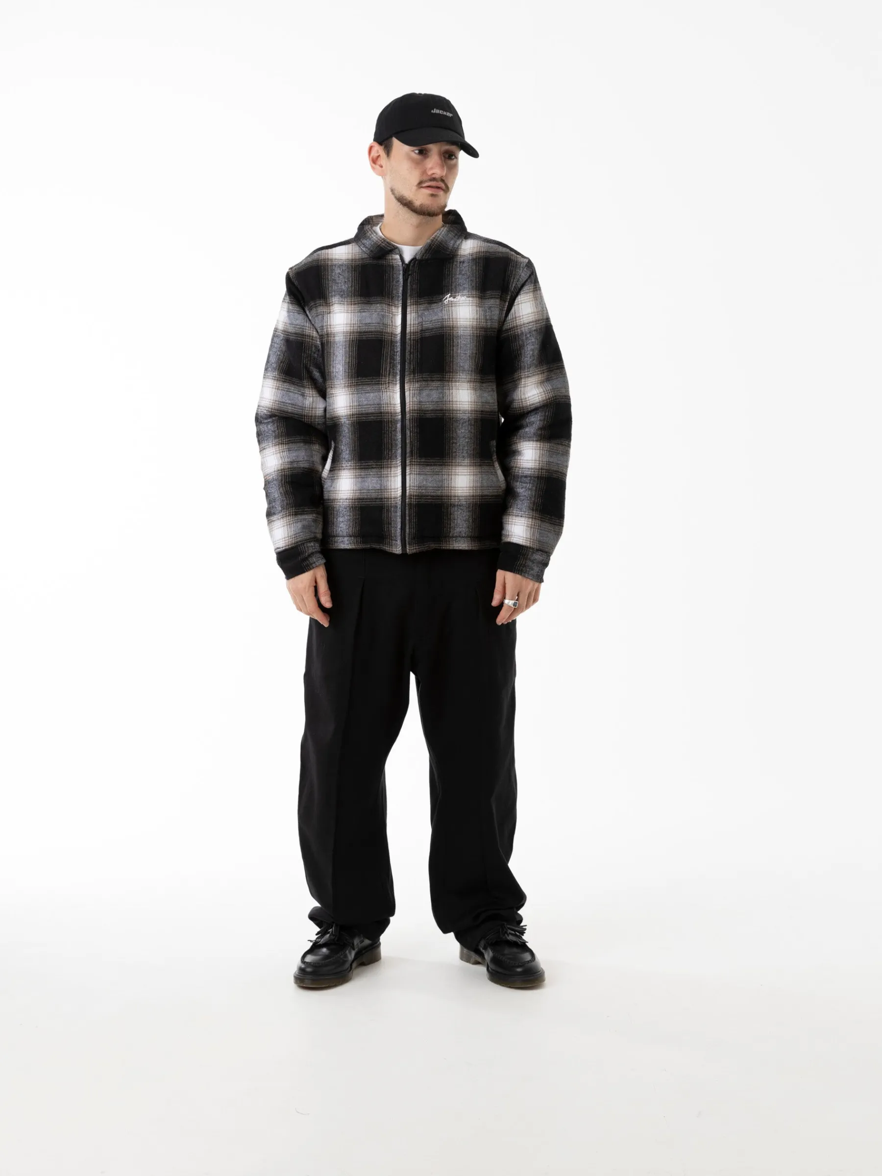 Pantalons & Shorts|JACKER CLIP BAGGY PANT - BLACK