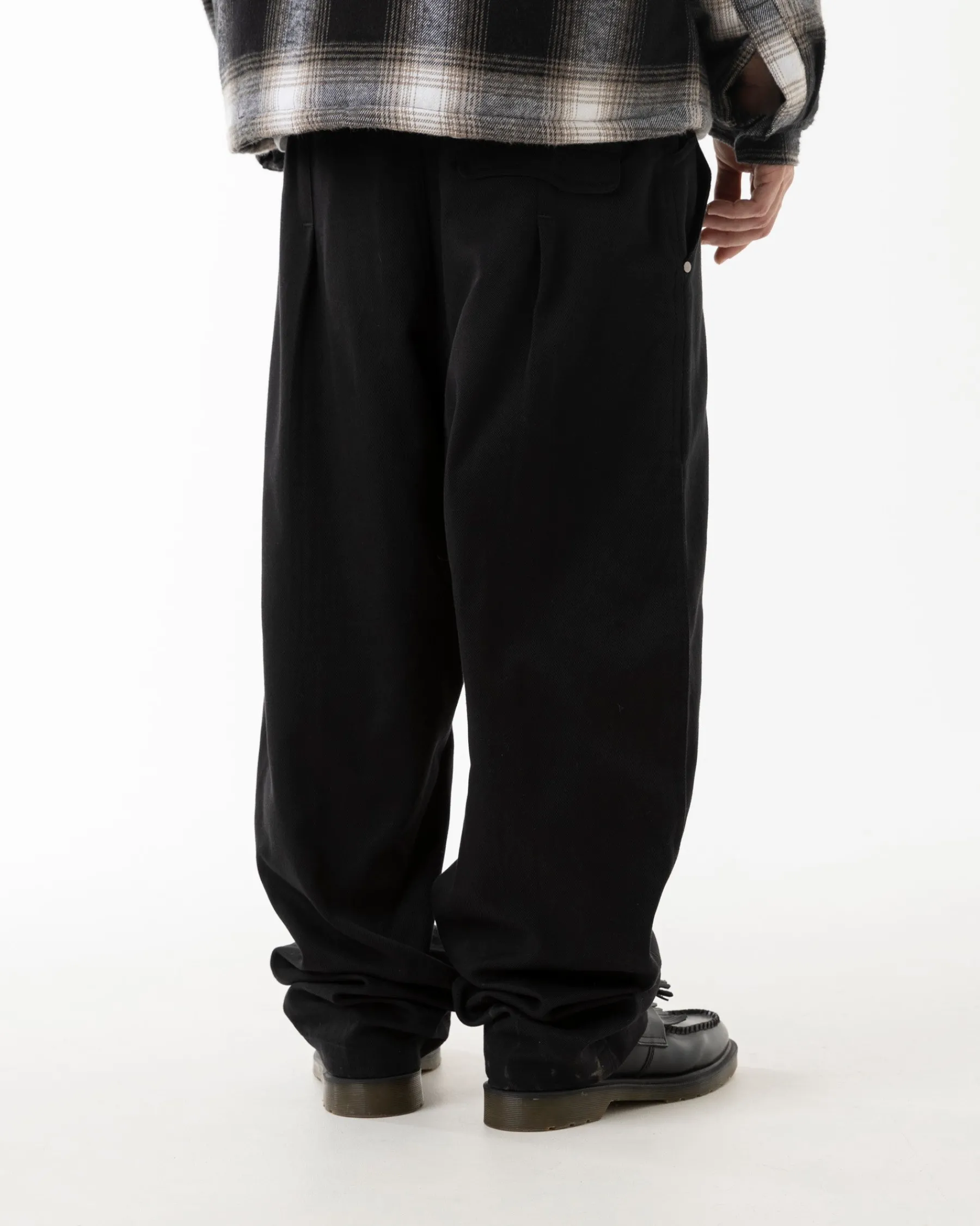 Pantalons & Shorts|JACKER CLIP BAGGY PANT - BLACK
