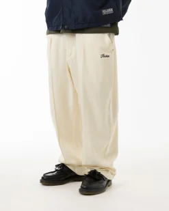 Pantalons & Shorts|JACKER CLIP BAGGY PANT - WHITE