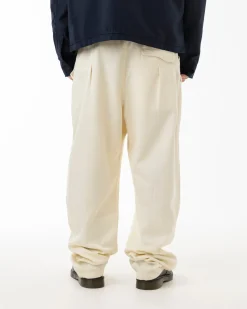 Pantalons & Shorts|JACKER CLIP BAGGY PANT - WHITE