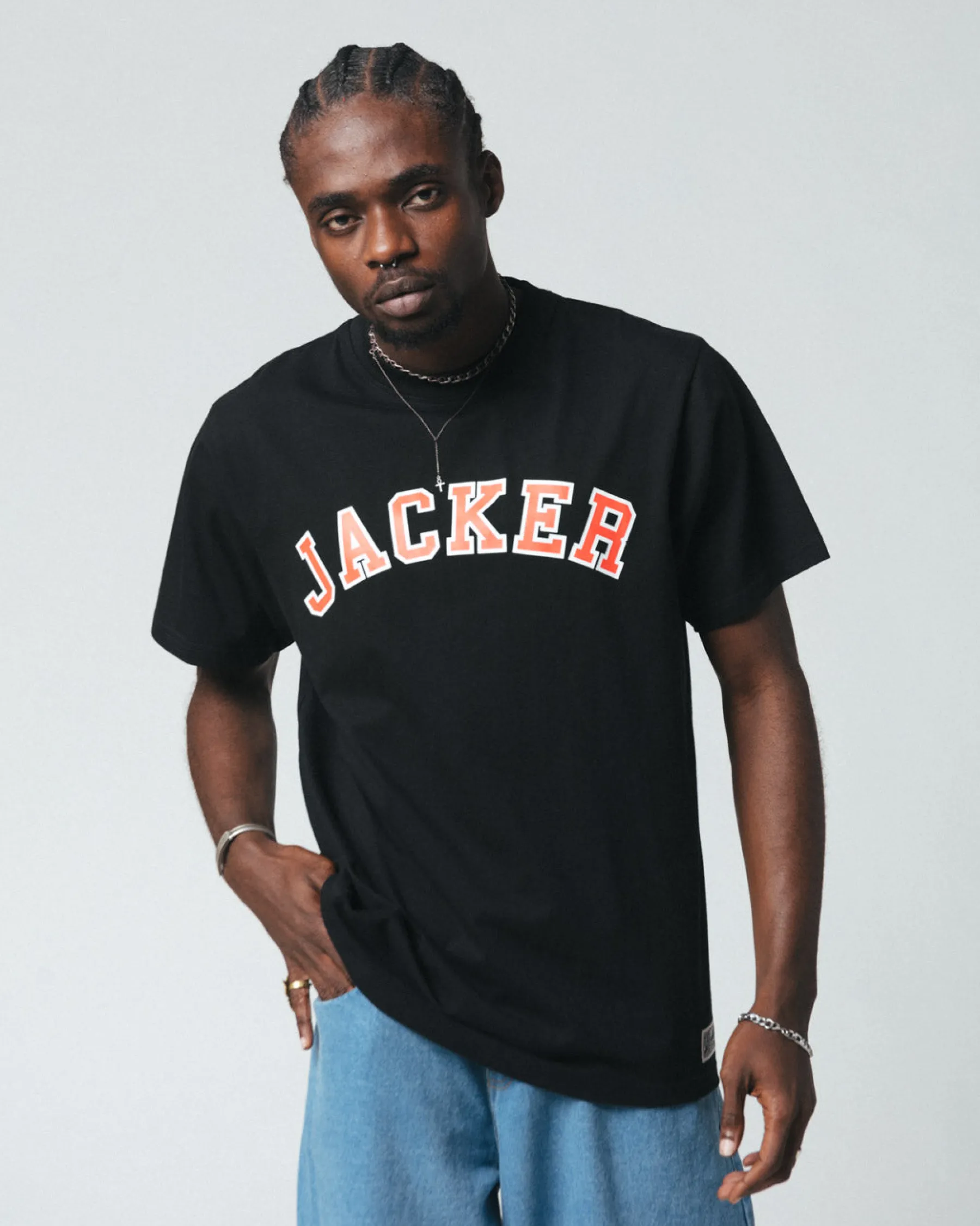 T-shirts|JACKER COLLEGE TEE - T-SHIRT - BLACK