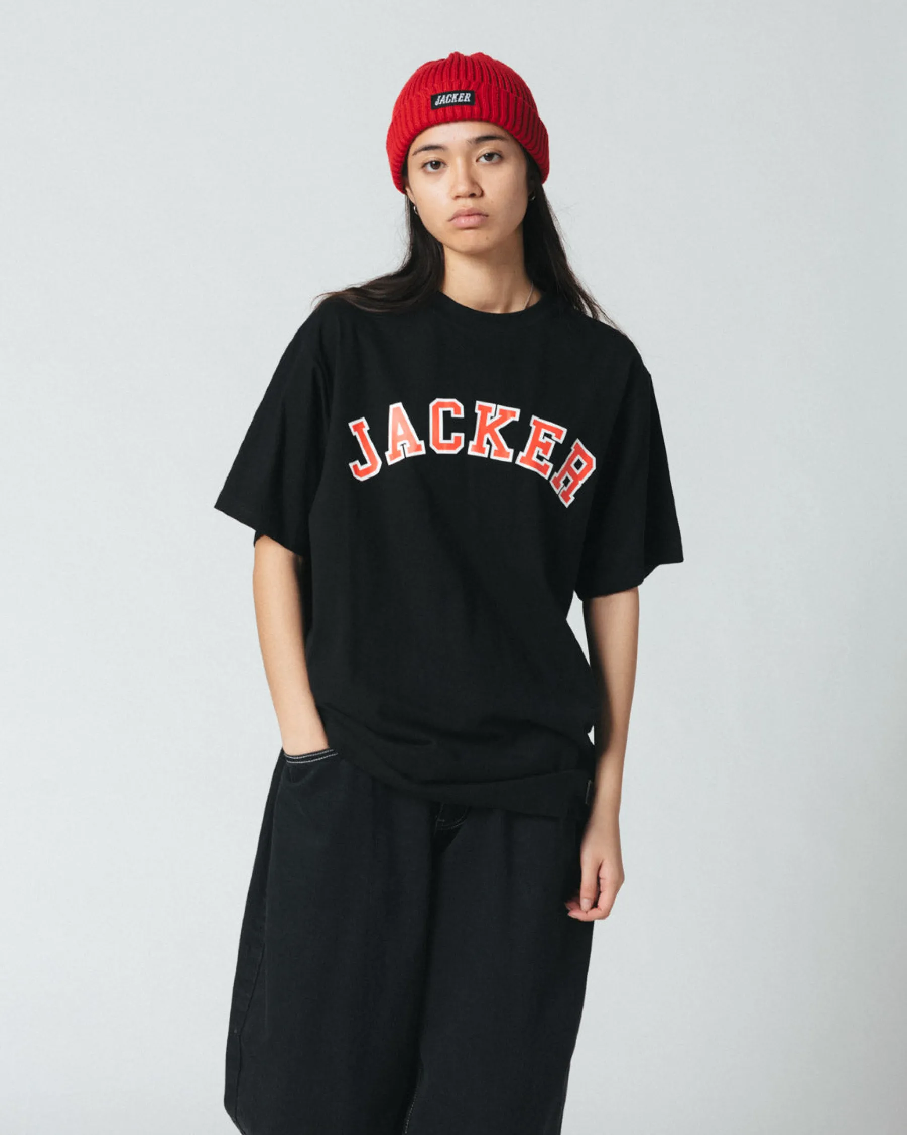 T-shirts|JACKER COLLEGE TEE - T-SHIRT - BLACK
