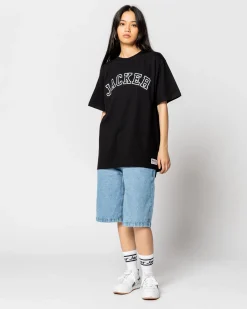 T-shirts|JACKER COLLEGE TEE - T-SHIRT - DOUBLE BLACK