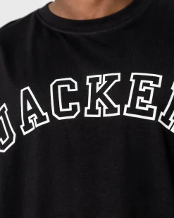 T-shirts|JACKER COLLEGE TEE - T-SHIRT - DOUBLE BLACK
