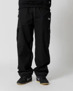 Pantalons & Shorts|JACKER CONTRAST CARGO PANT - BLACK