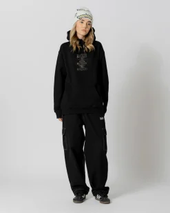 Pantalons & Shorts|JACKER CONTRAST CARGO PANT - BLACK