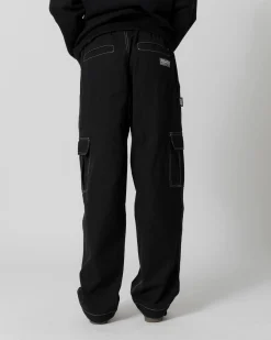 Pantalons & Shorts|JACKER CONTRAST CARGO PANT - BLACK