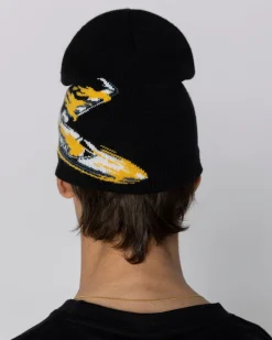 Headwear|JACKER CRASH BEANIE - BLACK