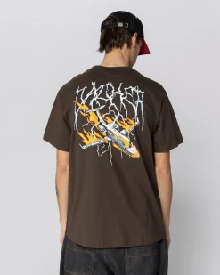 T-shirts|JACKER CRASH T-SHIRT - BROWN