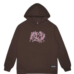 Sweats|JACKER DEVILS DANCE HOODIE - BROWN