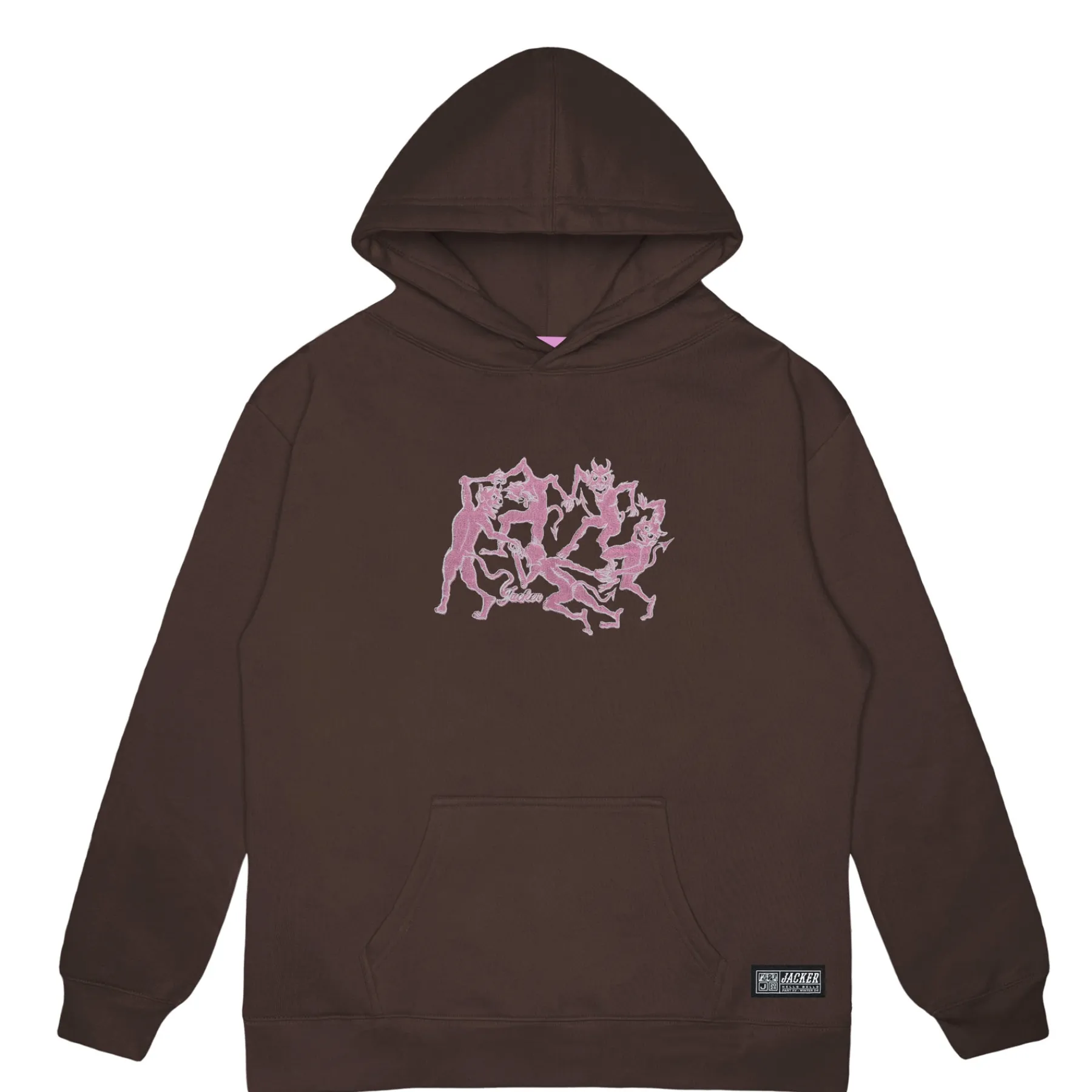 Sweats|JACKER DEVILS DANCE HOODIE - BROWN