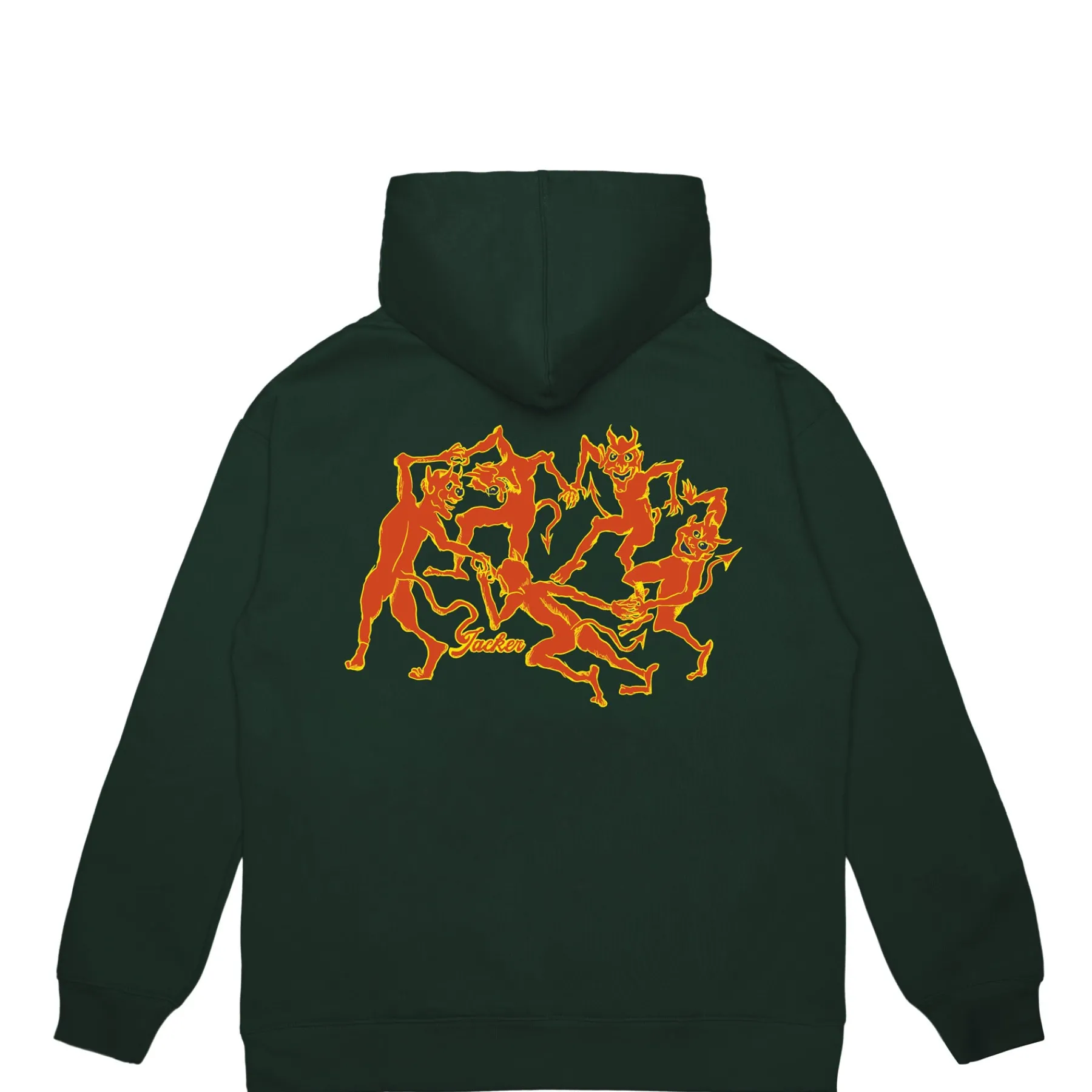 Sweats|JACKER DEVILS DANCE HOODIE - GREEN