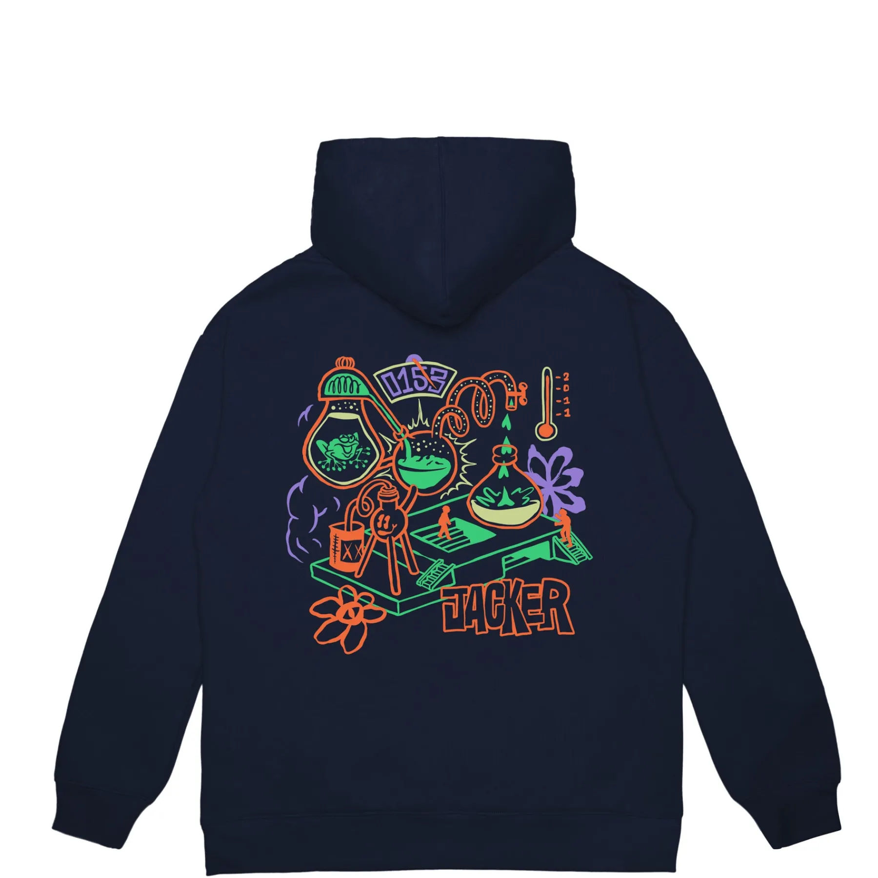 Sweats|JACKER DISTILLERY HOODIE - NAVY