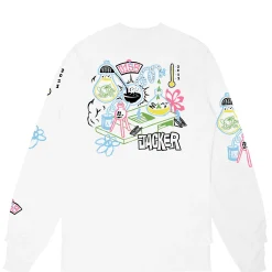 T-shirts|Long Sleeves|JACKER DISTILLERY LONG SLEEVES - WHITE