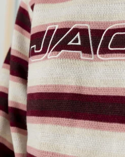 Knit|Sweats|JACKER EURO STRIPE KNIT CREWNECK - MULTI
