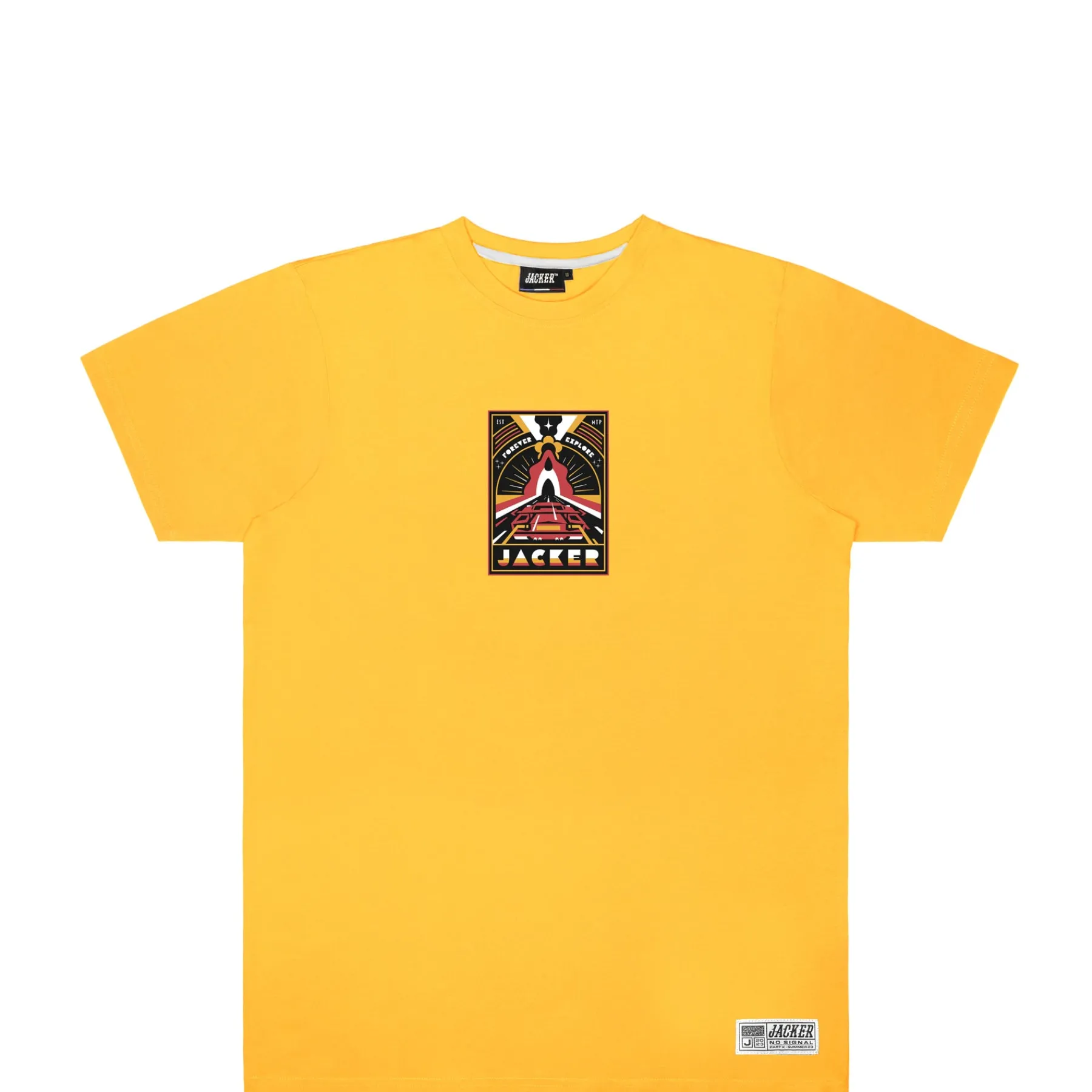 T-shirts|JACKER EXPLORER - T-SHIRT - YELLOW