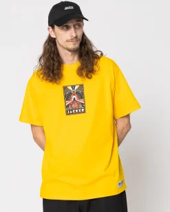 T-shirts|JACKER EXPLORER - T-SHIRT - YELLOW
