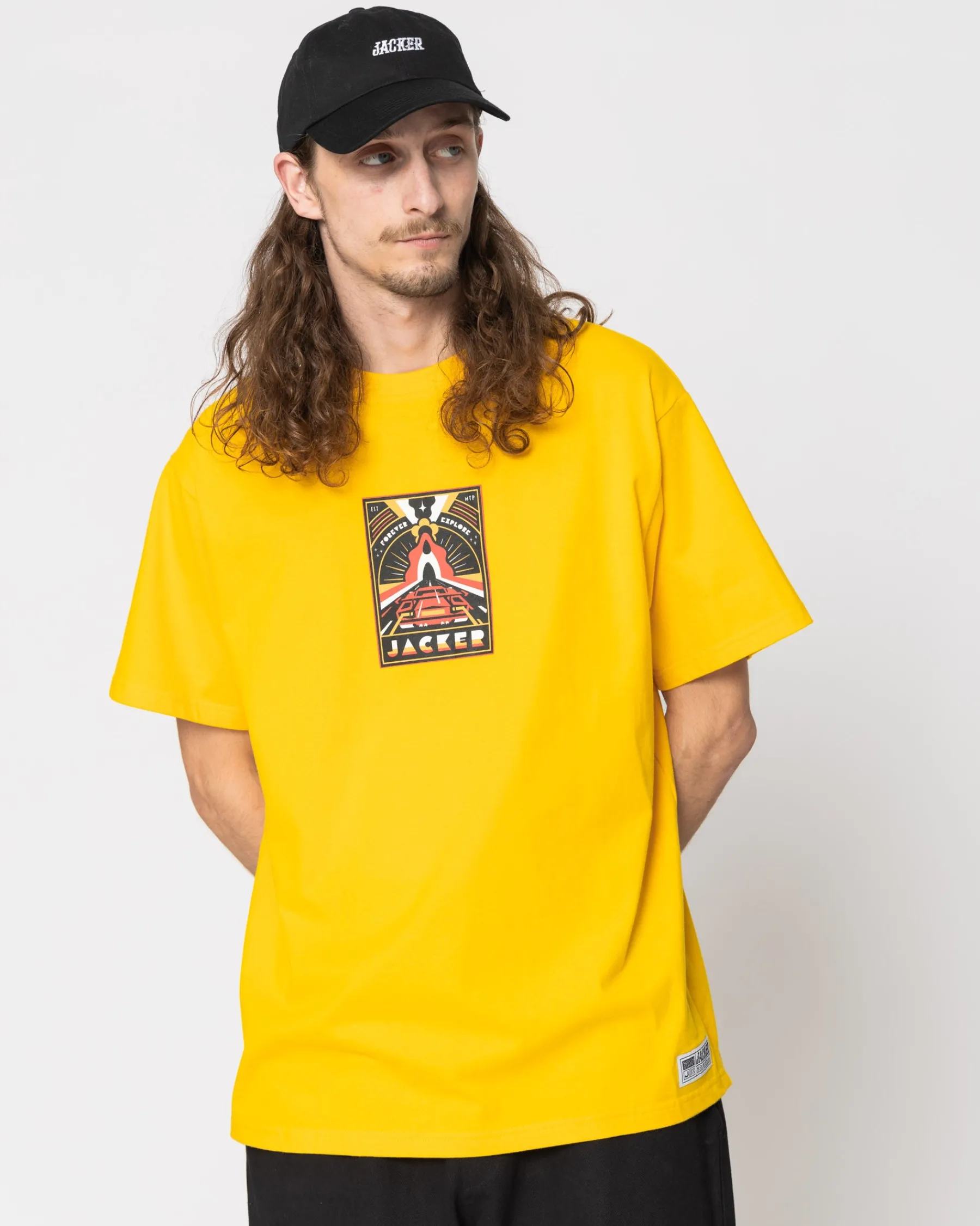 T-shirts|JACKER EXPLORER - T-SHIRT - YELLOW