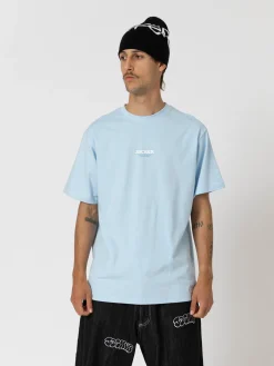 T-shirts|JACKER FIGHT FLOWER T-SHIRT - BLUE