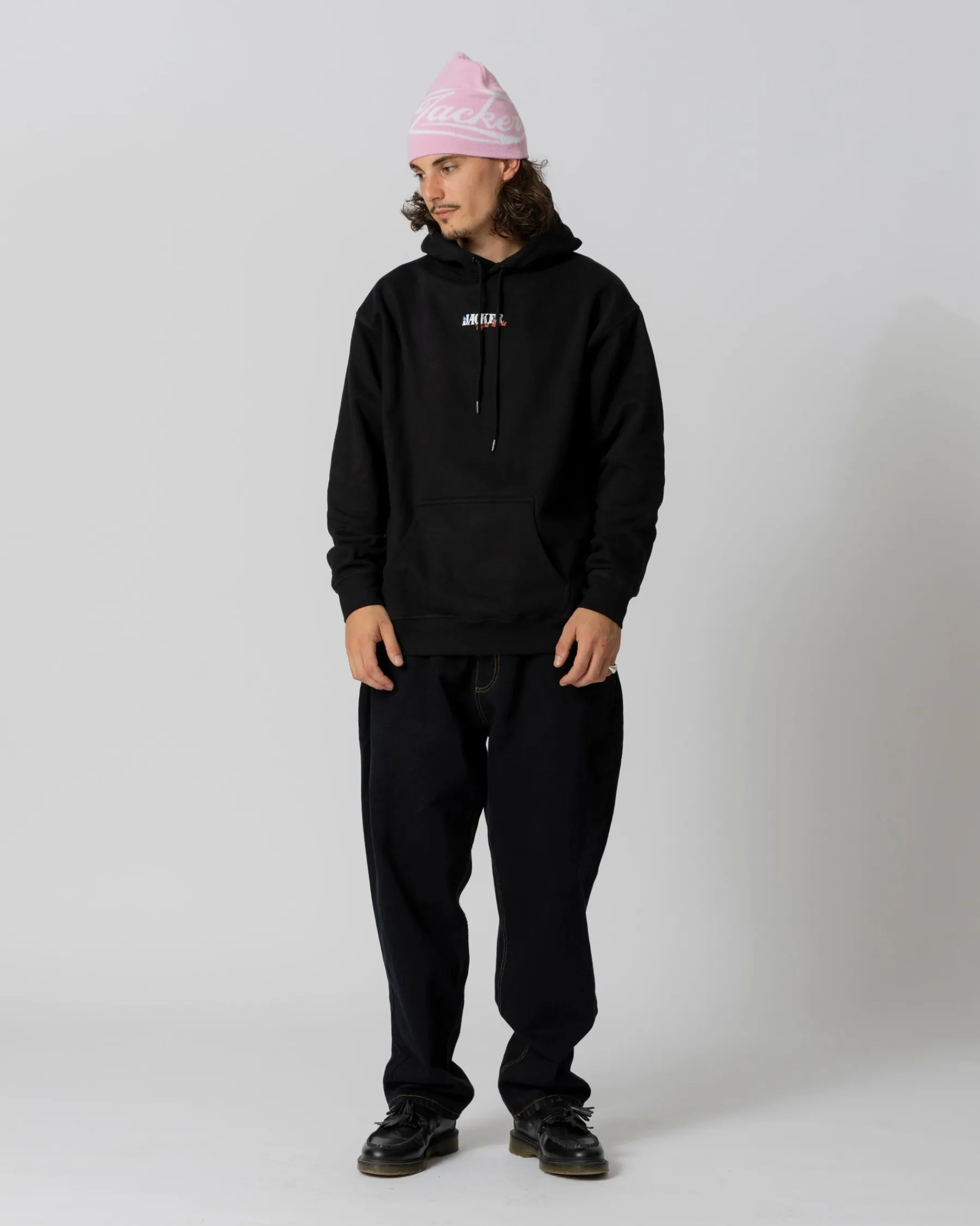 Sweats|JACKER FIGHT HOODIE - BLACK