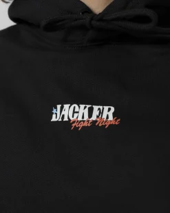 Sweats|JACKER FIGHT HOODIE - BLACK