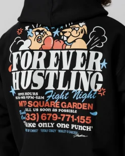 Sweats|JACKER FIGHT HOODIE - BLACK